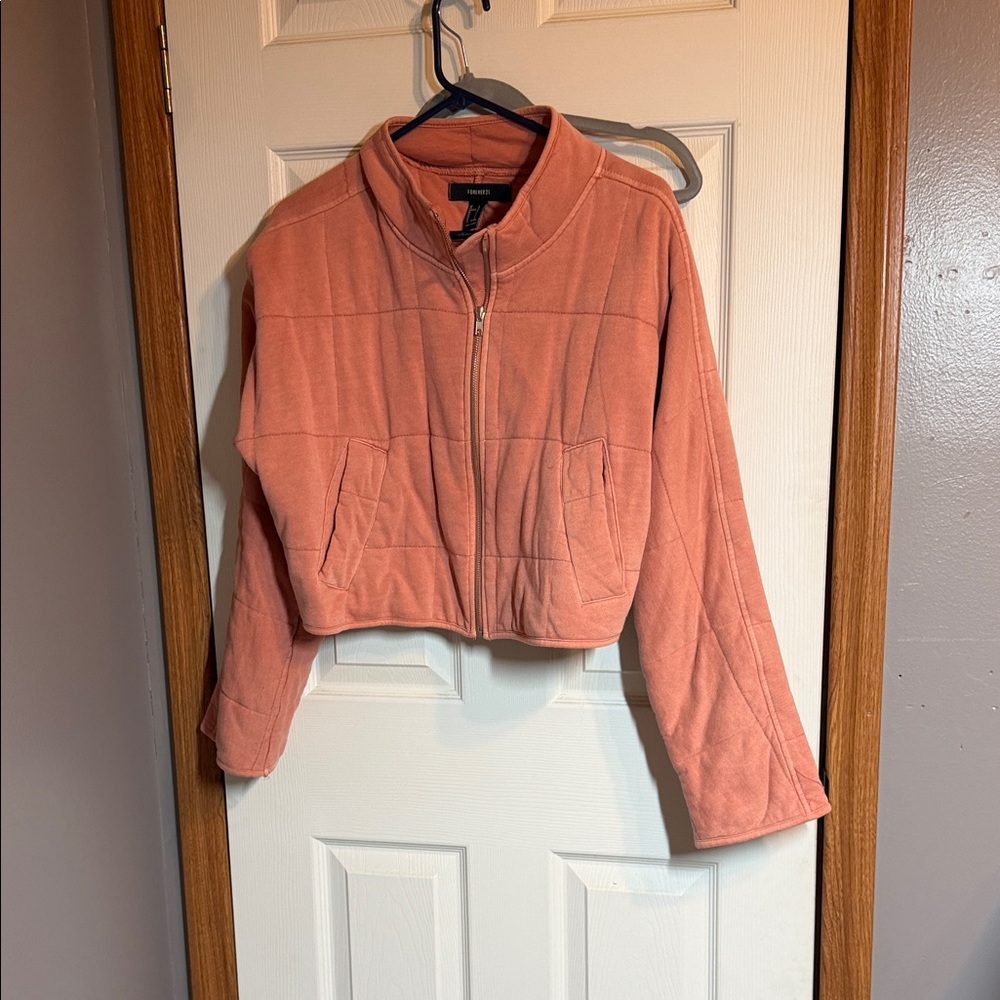 Forever 21 Dusty Pink Bomber Jacket